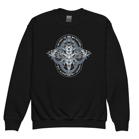 [ID: 677-G159] Be Part of the Big Picture - Insect Youth Crew Neck Sweatshirt