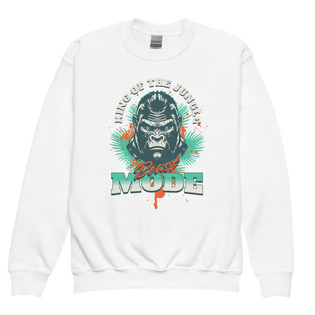 [ID: 677-G171] Beast Mode Youth Crew Neck Sweatshirt