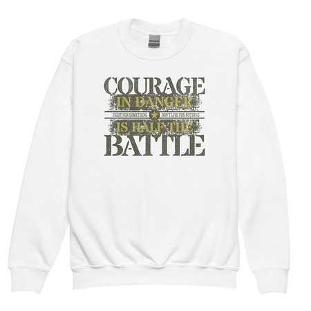 [ID: 677-G281] Brave Soldier Youth Crew Neck Sweatshirt