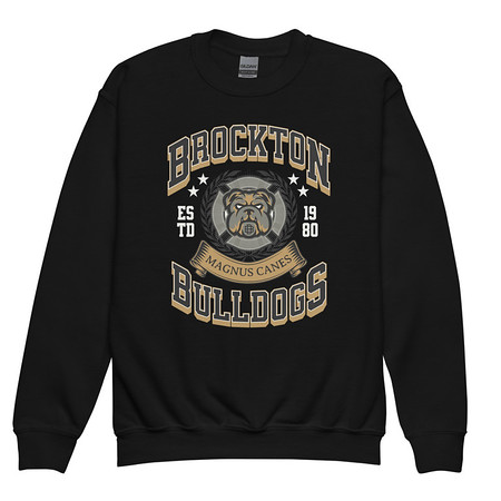 [ID: 677-G286] Brockton Bulldogs Youth Crew Neck Sweatshirt