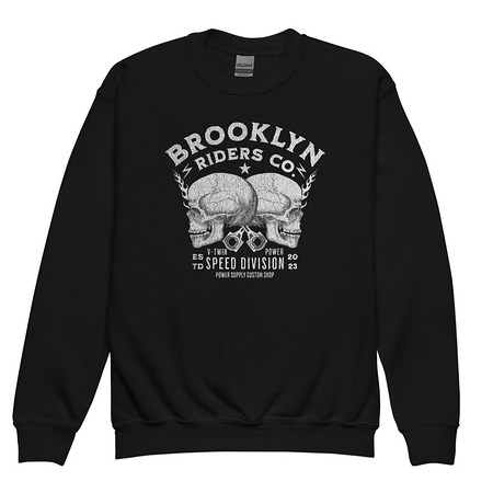 [ID: 677-G291] BROOKLYN NEWYOR RIDERS CO Youth Crew Neck Sweatshirt