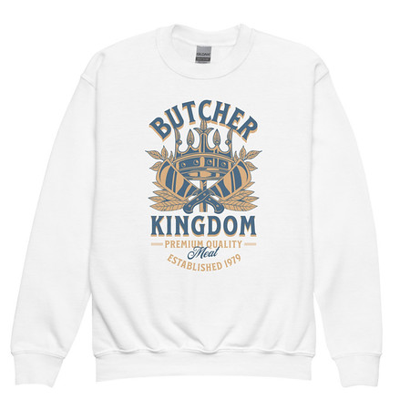 [ID: 677-G301] Butcher Kingdom - Royal Youth Crew Neck Sweatshirt