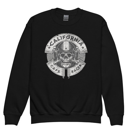 [ID: 677-G306] CAFE RACERS FUNNY Youth Crew Neck Sweatshirt
