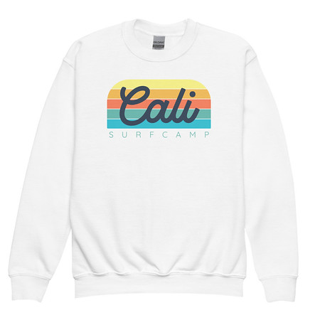 [ID: 677-G311] Cali Surf Camp - Outdoor Youth Crew Neck Sweatshirt
