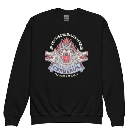 [ID: 677-G353] Cerberus - Underworld Dogs Youth Crew Neck Sweatshirt