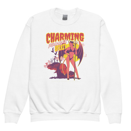 [ID: 677-G358] Charming Midnight Youth Crew Neck Sweatshirt