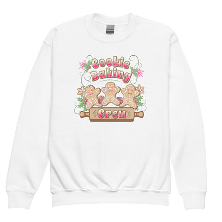 [ID: 677-G415] Cookie Baking Crew Youth Crew Neck Sweatshirt