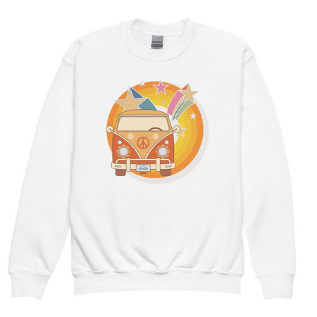 [ID: 677-G429] Crafted in Kittl Youth Crew Neck Sweatshirt