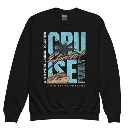 [ID: 677-G440] Cruise Ship Youth Crew Neck Sweatshirt