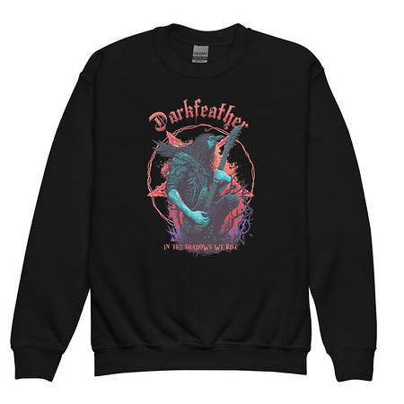 [ID: 677-G468] DARKFEATHER Youth Crew Neck Sweatshirt