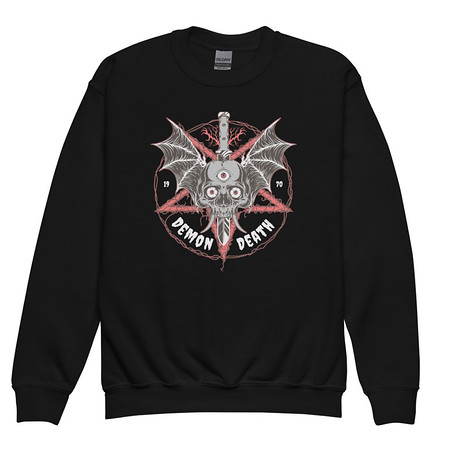 [ID: 677-G486] DEMON DEATH Youth Crew Neck Sweatshirt