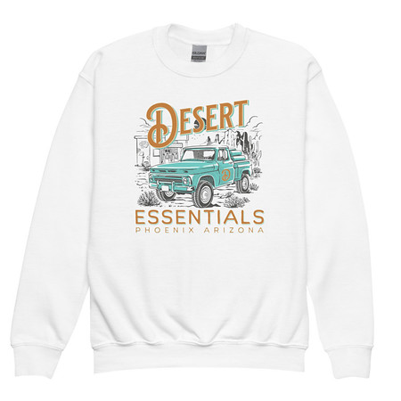 [ID: 677-G489] desert Youth Crew Neck Sweatshirt