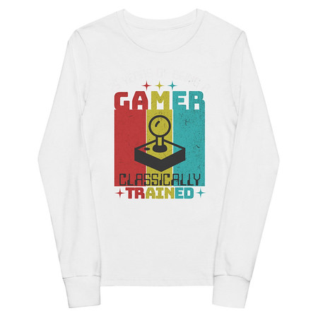 [ID: 511-G5] 25 Years of Being A Gamer Youth Long Sleeve Tee