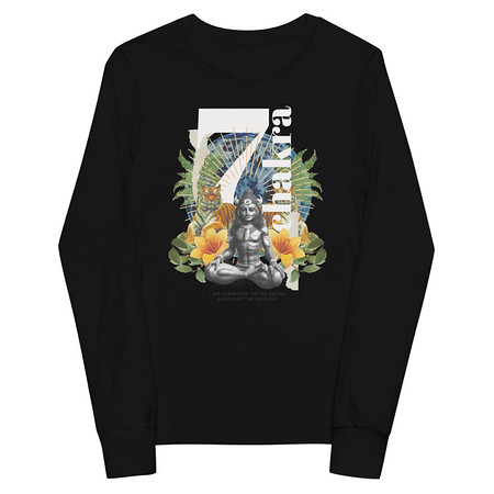 [ID: 511-G12] 7 Chakra Youth Long Sleeve Tee