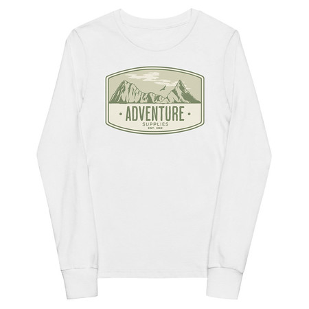 [ID: 511-G32] Adventure Supplies - Mountain Youth Long Sleeve Tee