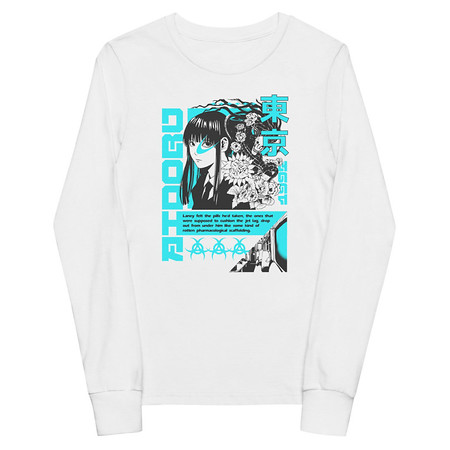 [ID: 511-G35] Aidoru - Japanese Anime Girl Youth Long Sleeve Tee