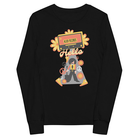 [ID: 511-G39] Alien Records  Youth Long Sleeve Tee