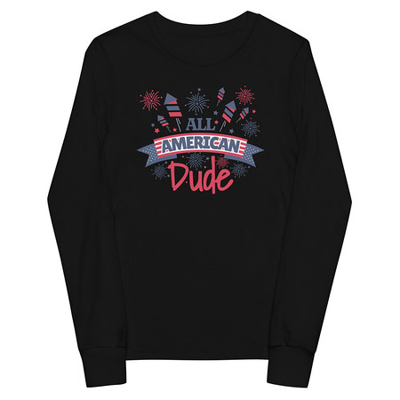 [ID: 511-G42] All American Youth Long Sleeve Tee