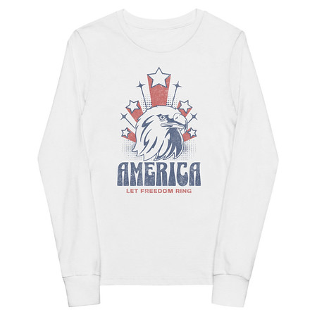 [ID: 511-G63] America Youth Long Sleeve Tee