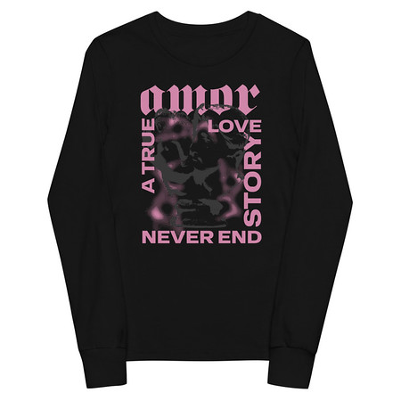 [ID: 511-G77] Amor Youth Long Sleeve Tee