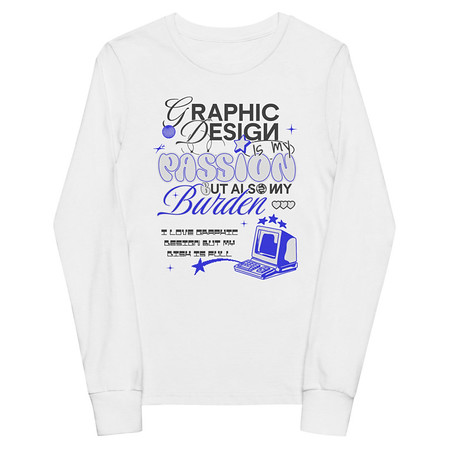 [ID: 511-G92] Anti-design  Youth Long Sleeve Tee