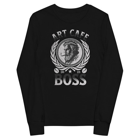 [ID: 511-G101] ART CAFE - BOSS Youth Long Sleeve Tee