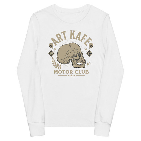 [ID: 511-G103] Art Kafe Motor Club Youth Long Sleeve Tee