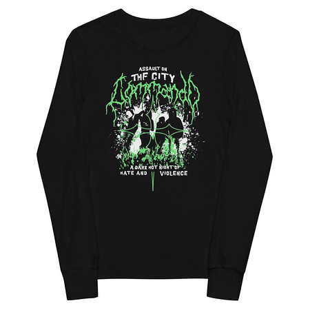 [ID: 511-G105] Assault on the City Youth Long Sleeve Tee