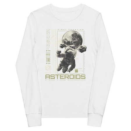 [ID: 511-G106] Asteroids Youth Long Sleeve Tee