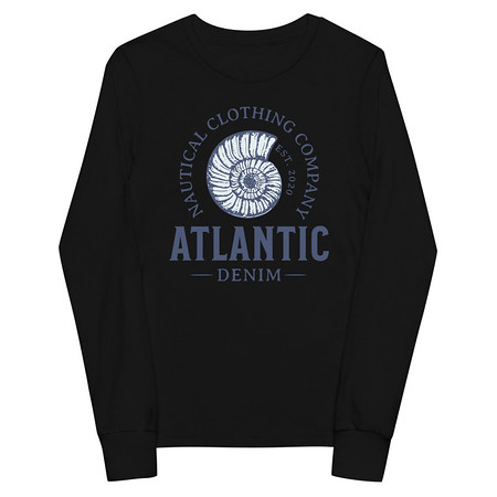 [ID: 511-G113] Atlantic Denim - Nautical Youth Long Sleeve Tee