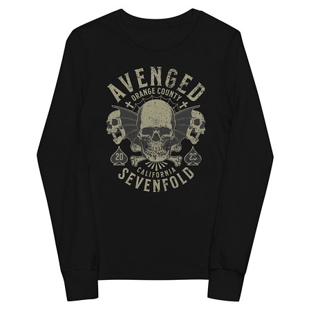 [ID: 511-G117] AVENGED SEVENFOLD Youth Long Sleeve Tee