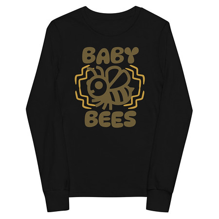 [ID: 511-G122] Baby Bees - Cute Insect Youth Long Sleeve Tee