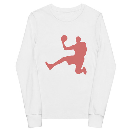 [ID: 511-G147] Basketball Dunk Youth Long Sleeve Tee