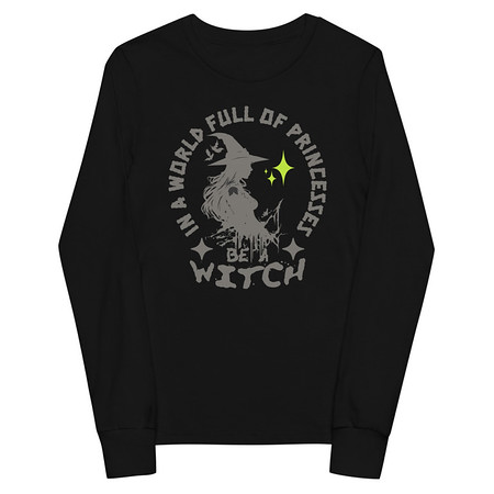 [ID: 511-G153] Be A Witch Youth Long Sleeve Tee