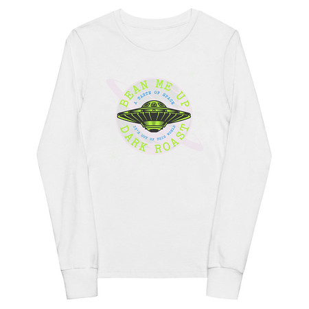 [ID: 511-G170] Bean Me Up Youth Long Sleeve Tee