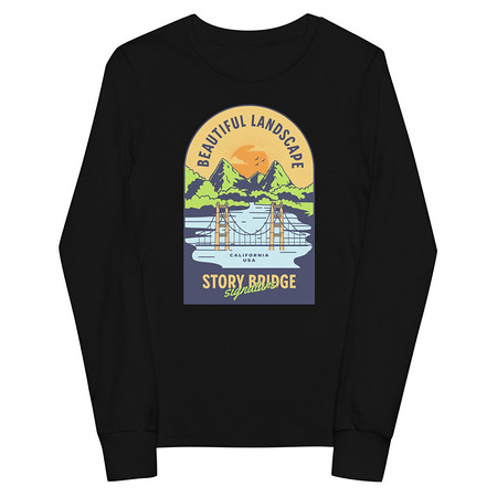 [ID: 511-G172] Beautiful Landscape - Outdoor Youth Long Sleeve Tee