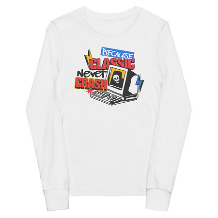 [ID: 511-G175] Because Classic Never Crash Youth Long Sleeve Tee