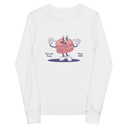[ID: 511-G182] Benji's Burgers - Fast Food Youth Long Sleeve Tee
