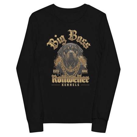 [ID: 511-G201] Big Boss Kennels Youth Long Sleeve Tee