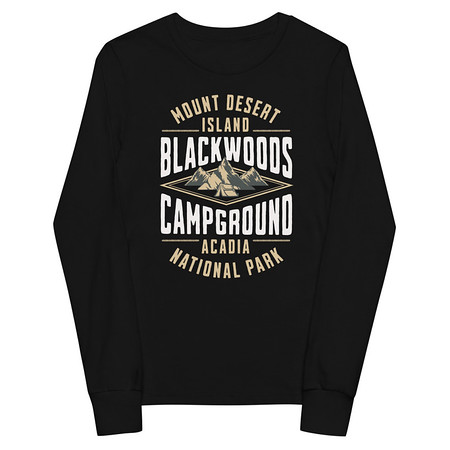 [ID: 511-G233] Blackwoods Campground - Mountain Adventure Youth Long Sleeve Tee