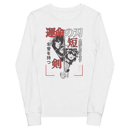 [ID: 511-G234] Blades of Fate - Japanese Manga Anime Youth Long Sleeve Tee