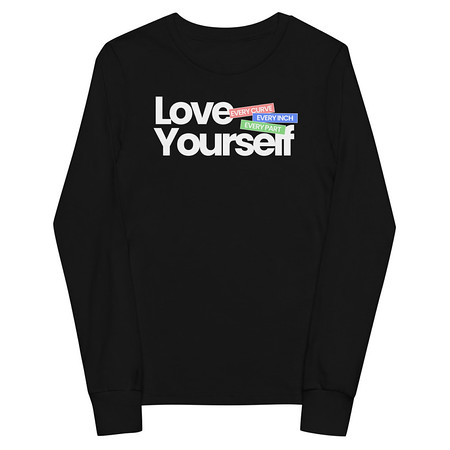 [ID: 511-G246] Body Positivity Youth Long Sleeve Tee