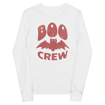 [ID: 511-G252] Boo Crew Youth Long Sleeve Tee