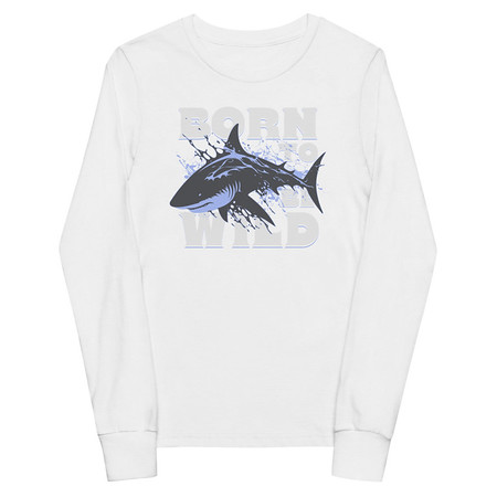 [ID: 511-G264] BORN TO BE WILD Youth Long Sleeve Tee