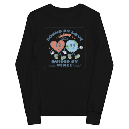 [ID: 511-G272] BOUND BY LOVE Youth Long Sleeve Tee