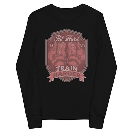 [ID: 511-G278] Boxing Training Youth Long Sleeve Tee