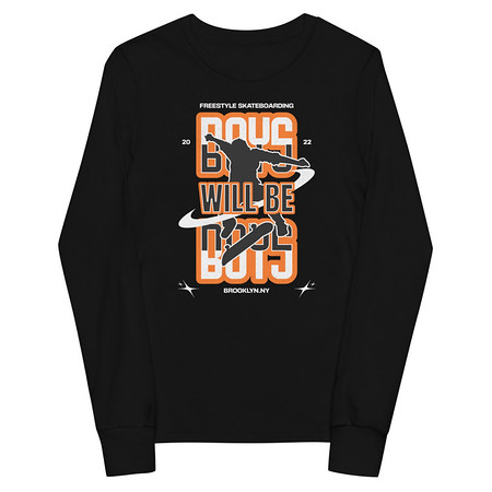 [ID: 511-G279] Boys will be boys Youth Long Sleeve Tee
