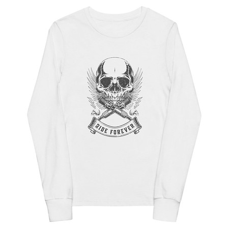 [ID: 511-G305] CAFE RACER Youth Long Sleeve Tee
