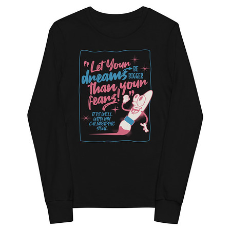 [ID: 511-G320] Calligraphic Soul Youth Long Sleeve Tee