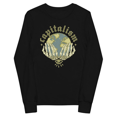 [ID: 511-G333] Capitalism - Earth Youth Long Sleeve Tee